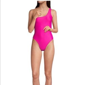 Faithfull the Brand one should bathing suit - bright pink, size Medium